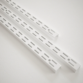 Twin Slot Shelving Upright 1m - White