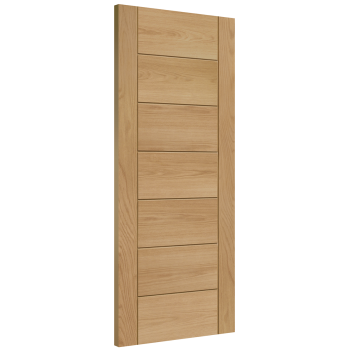 Internal Oak Pre-Fin Palermo Essentials Door - 1981 x 762 x 35mm (30\")