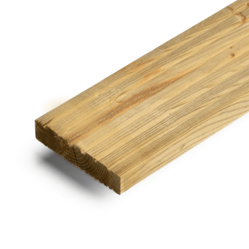 32 x 125mm Treated Timber Decking 3.6m Green