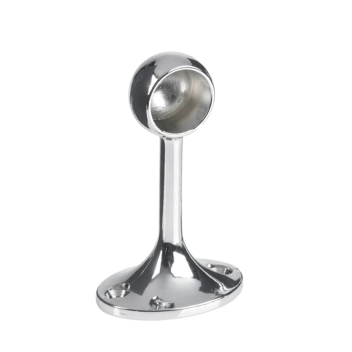 25mm Standard End Bracket - Chrome