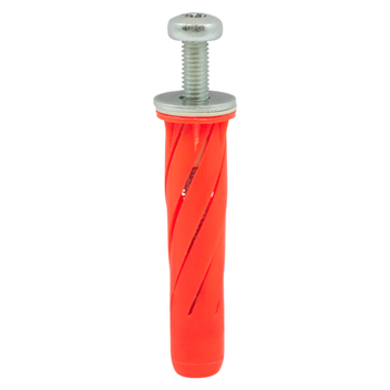 Timco Multi-Fix Stella Fixings M5 x 80mm Red (4PCS)