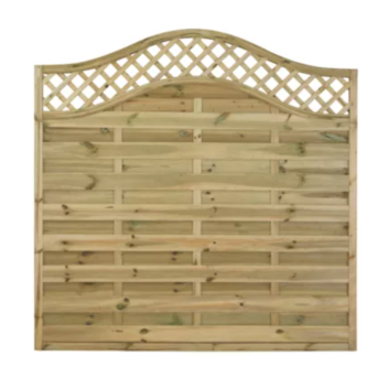 Florence Fence Panel - 1.8 x 1.8m (6 x 6\') Green